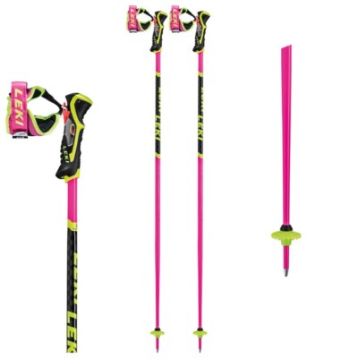 Leki PINK Worldcup TBS SL 3D Slalom Race Ski Poles 110 cm