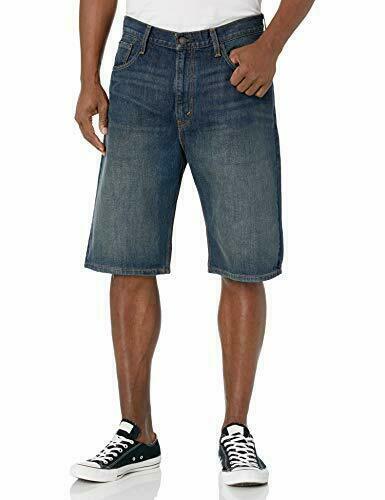 Mens Levi's 569 Loose Straight Denim Shorts W30 Whiskered Blue Regular 30  for sale online | eBay