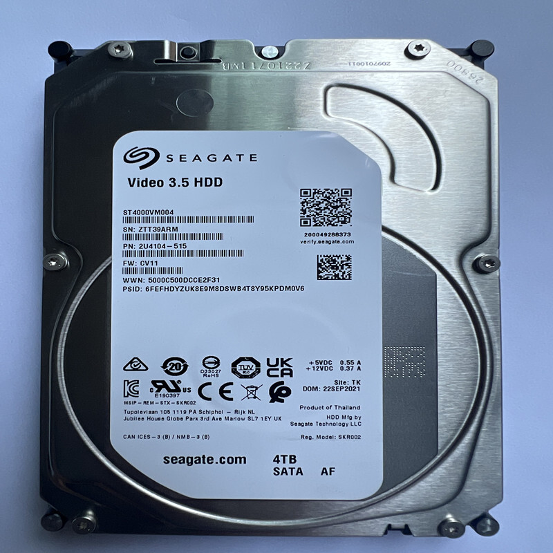 専用出品 1円～ SEAGATE Video ST4000VM004 3.5インチHDD 4TB SATA 中古動作品