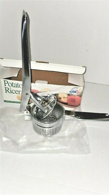 GOOD COOK POTATO RICER BABY FOODS MASHER TRIPLE CHROMED ITEM #22355 NEW IN BOX