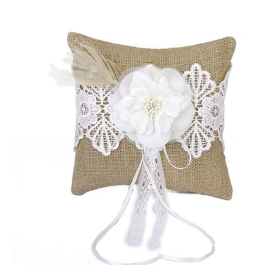 Cérémonie De Mariage Ruban , En Dentelle , Rêveur Fleur Pétale Anneau