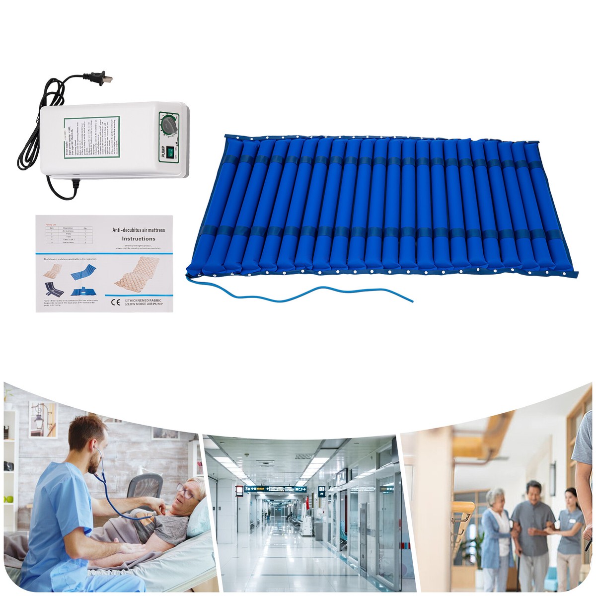 Alternating Pressure Pad Air Mattress for Hospital Bed Mattress