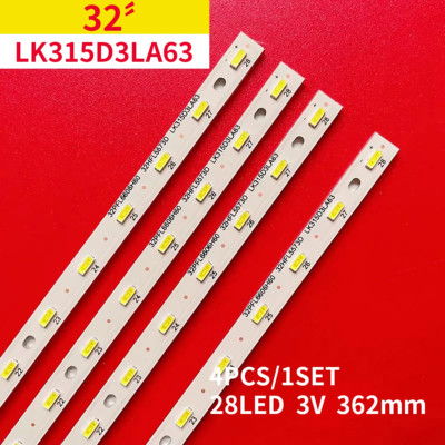 New LED Strips(4) 2011SSP32 LK315D3LA63 For Philips 32PFL6606H/60 32HFL5573D/12
