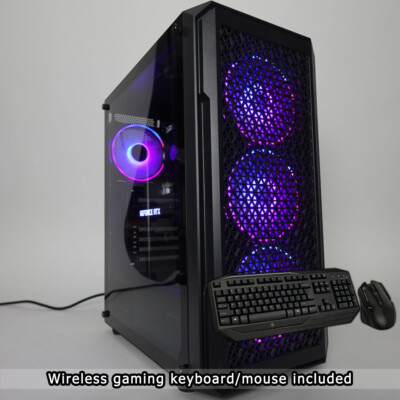 Custom Gaming PC Desktop Computer Intel i7-11700 32GB 1TB SSD RTX 4060 Win11