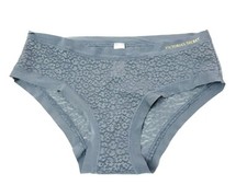 New Victoria s Secret Gray Cheetah Pattern Lace Panties Women s Sz S