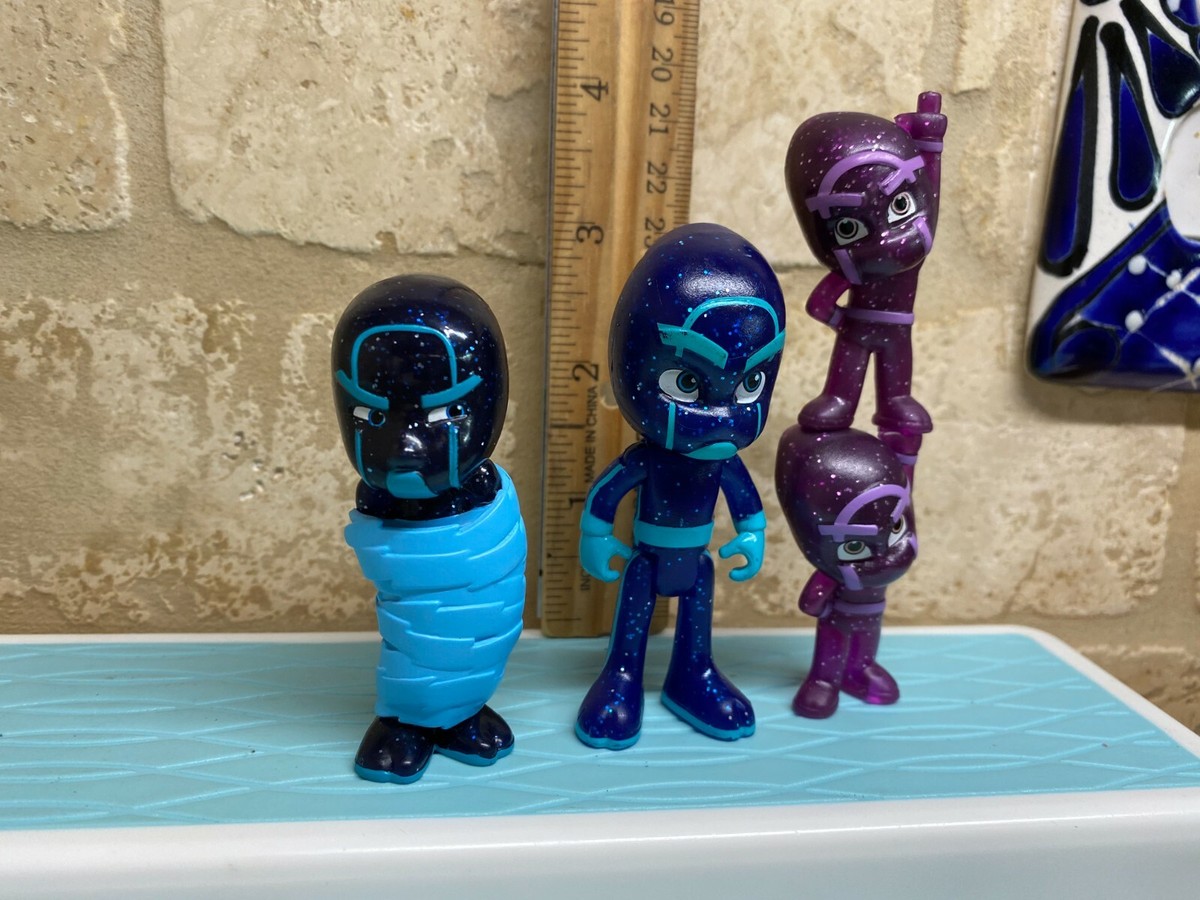 Disney PJ Masks Ninjalinos Stacking Figures Glitter Purple And
