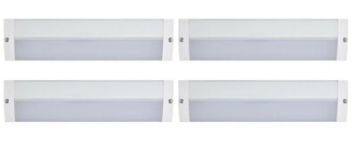 (4 lamps) SYLVANIA  71148 LED Undercabinet Light , Adjustable White, 12 inches,