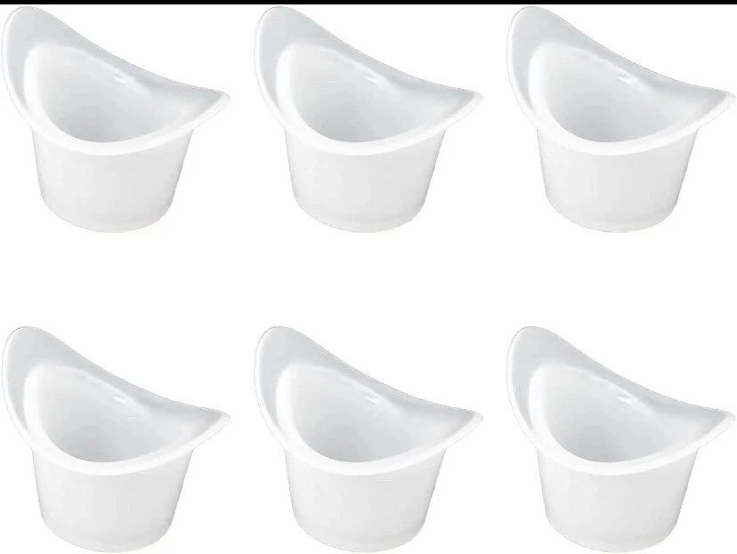 Juliyeh 12Pcs Silicone Eye Wash Cups Resuable Non Sterile Eye Bath Cups Eye Cups