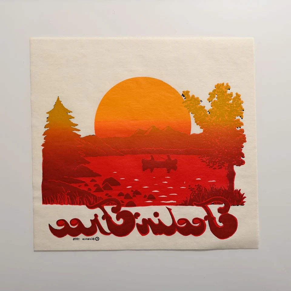 Transferencia de calor vintage de los años 70 | "Feelin' Free" | Camiseta gráfica NOS planchada Foto 3 de 4