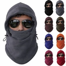 Winter Ski Cover Hat Cap Motorcycle Thermal Fleece Balaclava Neck Full Face Mask