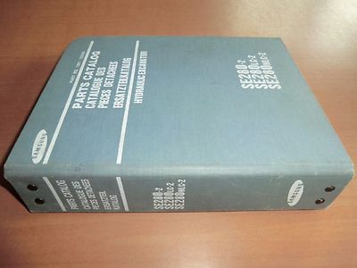 Parts Catalog Samsung Hydraulic Excavator SE280 -2 LC-2 NLC-2 Bagger Teileliste
