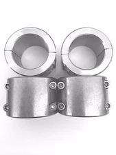 4 Steel tube  clamps bolt on 1.75" 1 3/4" roll cage mounts lightbar tire mount 