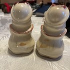 Vintage lady Or BO-PEEP Set Of Vintage Shawnee Pottery- Salt & Pepper Shakers — photo 4