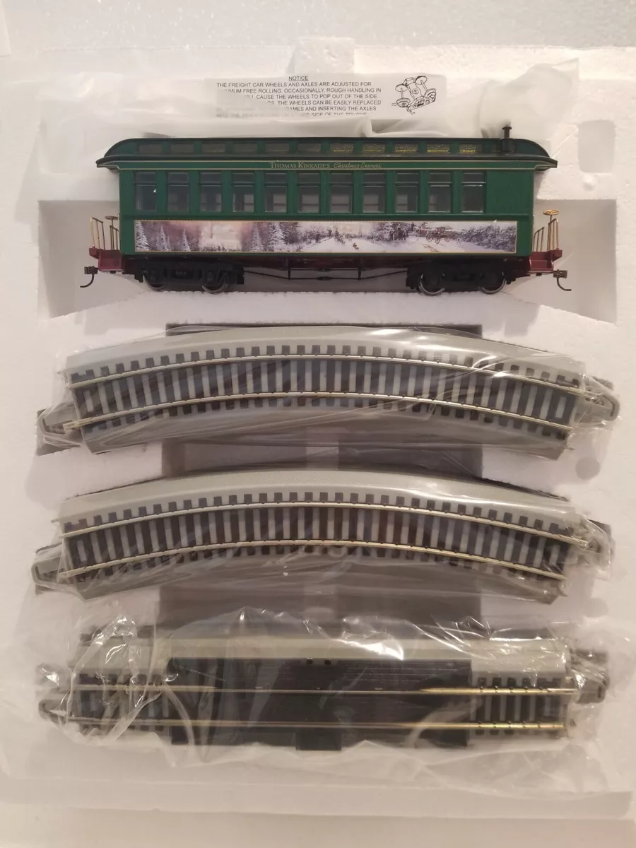 Hawthorne Village Thomas Kinkade Victorian Christmas Train Coach Car