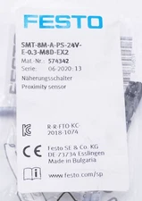 1PC FESTO SMT-8M-A-PS-24V-E-0,3-M8D-EX2 574342 Proximity Sensor New
