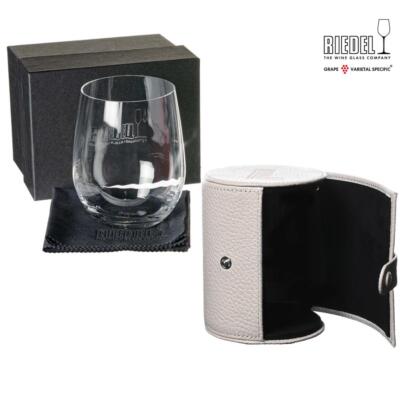 RIEDEL BYO Tumbler ''Go with O Ivory'' Limited 337ml with Italian Leather Case FS