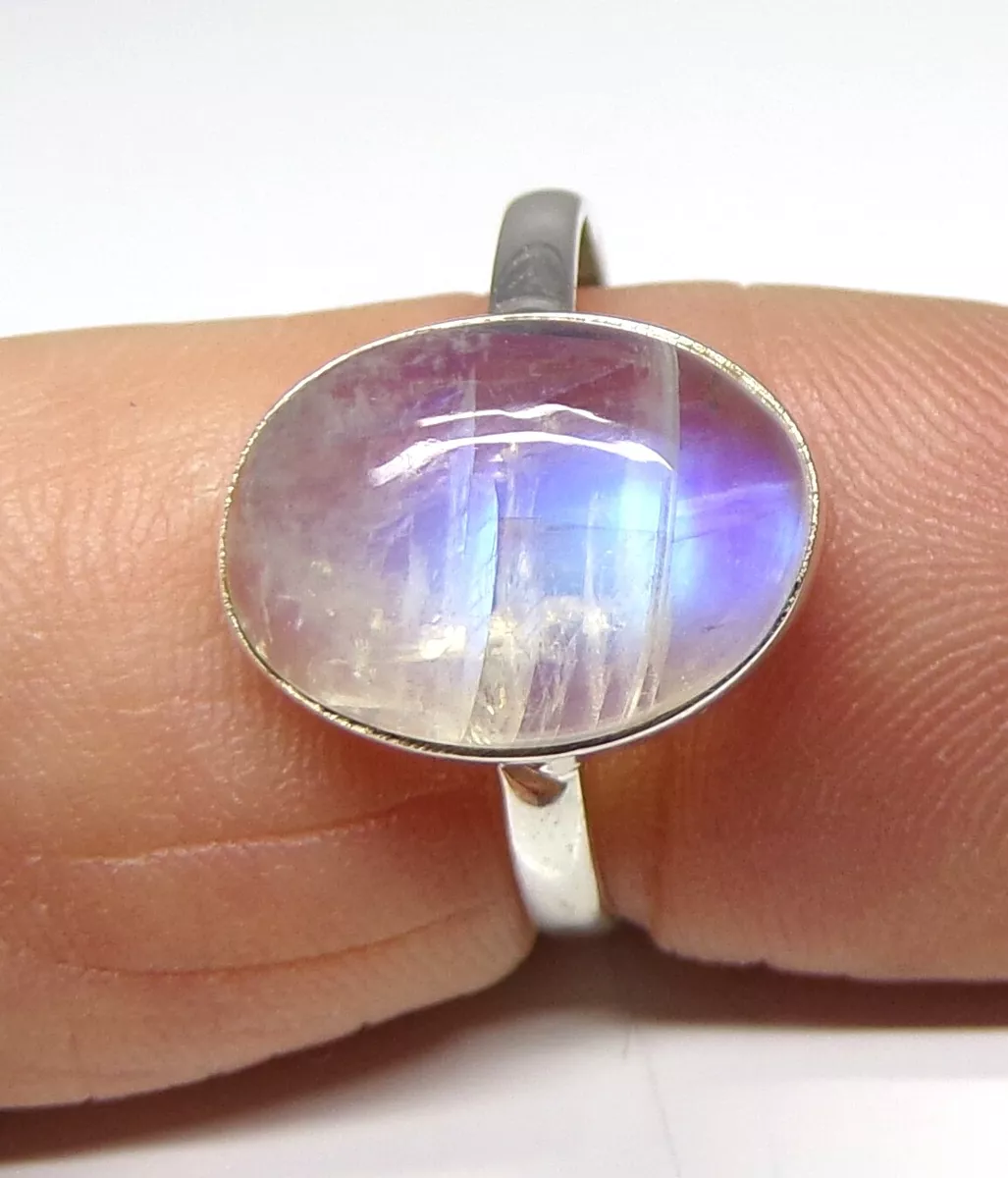 Moonstone ring size sale 11