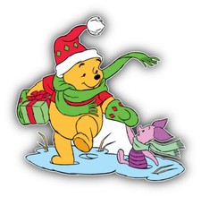 Winnie The Pooh Cartoon Sticker Bumper Decal - ''SIZES''