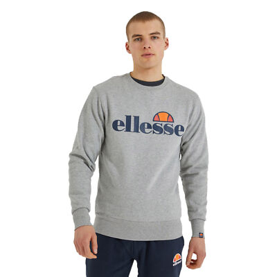 ellesse Herren Crew Sweater SL Succiso grey marl