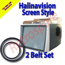HALINAVISION SCREEN STYLE - 8mm Cine Film Projector Drive Belt Set of 2