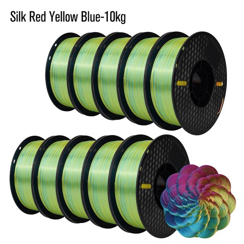 Silk PLA 3D Printer Filament 3 Color for 3D Printing Plastic Materials 1.75mm - 第 10/16 張圖片