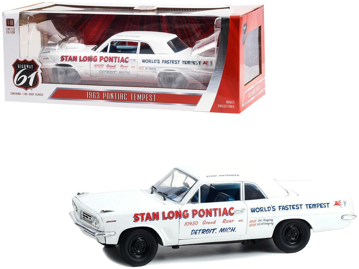 1/18 HIGHWAY61 ポンテアック テンペスト スーパーデューティ Highway 61 1963 Pontiac Tempest White