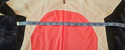 Maillot Cyclisme Femme Louis Garneau 3/4 Zip Taille L – Bleu Blanc Noir Abeilles, étiquettes