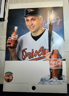 1995 CAL RIPKEN JR. BALTIMORE ORIOLES COCA-COLA STORE ADVERTISING