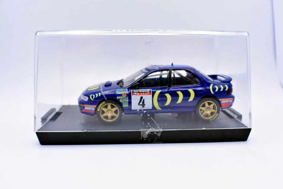 Modellino auto rally scala 1:43 Subaru Impreza 555 diecast modellismo statico bv - Immagine 4 di 4