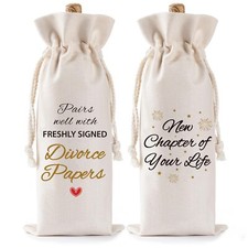 Divorce Gifts for Women Men - New Beginning Pairs Well With Freshly Signed Di...