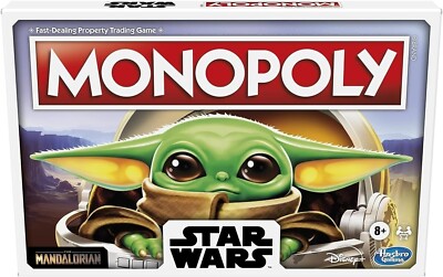 Monopoly: Star Wars The Child Edition Board Game for Families and Kids Ages 8+