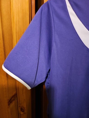 Ladies Altura cycling top size 12 Purple White short sleeves Zip Pocket VGC - Picture 4 of 16