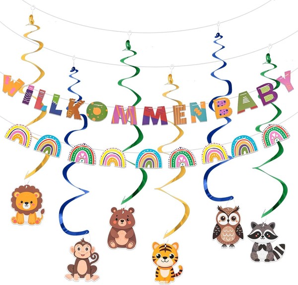 Willkommen Zuhause Baby Banner Deko Geburt Babyparty HäNgend Girlande Dekoration-image