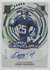 2023 Panini Donruss Elite Turn of the Century /249 Kenny McIntosh Rookie Auto RC