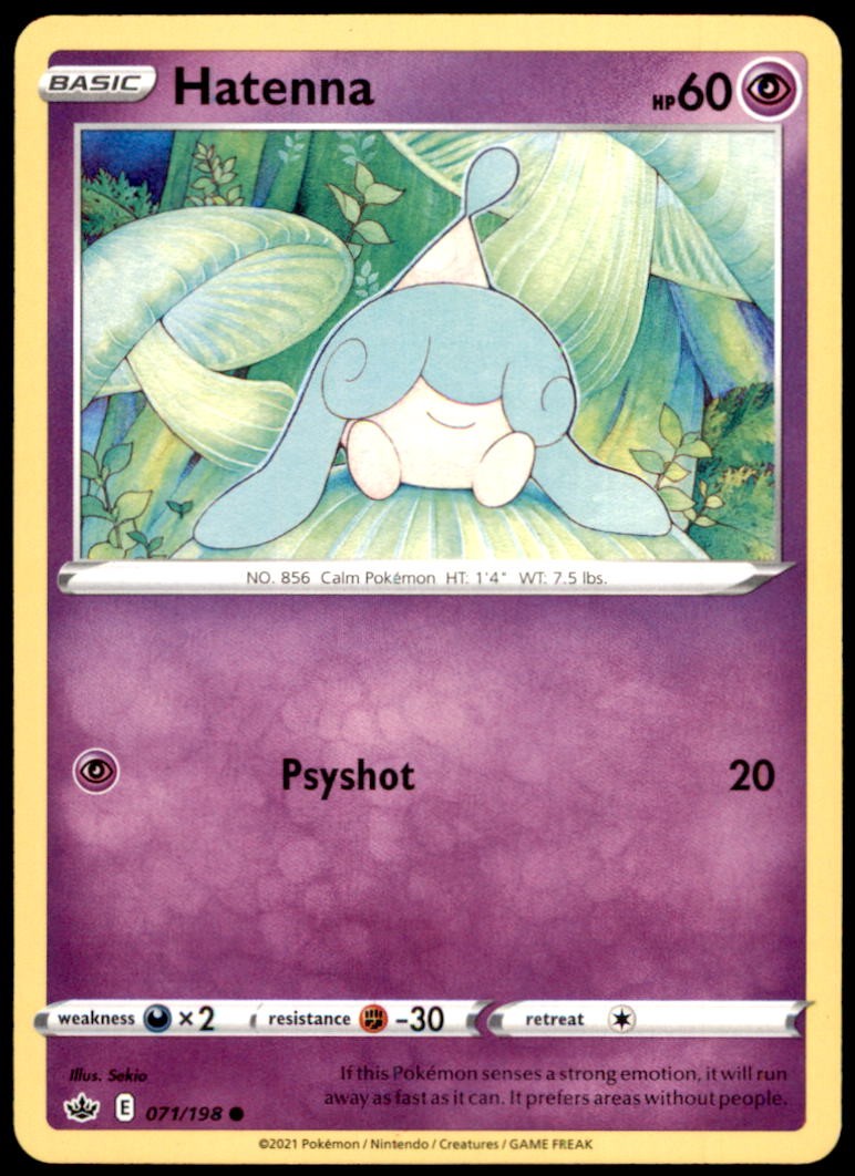 Pokemon - Hatenna #071/198 - CRE Common
