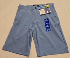 New With Tags Hurley Youth Boys Size L 14/16 Blue Hybrid Shorts