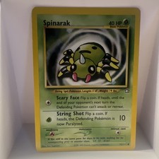 Pokemon TCG Spinarak 75/111 Neo Genesis Vintage Lightly Played 