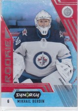 20/21 SYNERGY..MIKHAIL BERDIN..ROOKIE..RED..# 122..JETS..FREE COMBINED SHIP