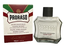 Proraso After Shave Balm for Coarse Beards - 3.4 oz
