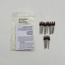 Cratex Brightboy 75752 Mounted Rubber Cushion Wheel Point B53 XF SIC Pack of 14