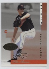 1996 Leaf Signature Series Gold Press Proof Mike Mussina #19 HOF 1v6
