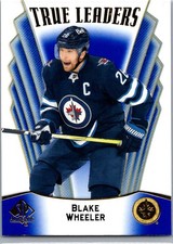 2021-22 SP Authentic #TL-19 Blake Wheeler True Leaders Blue