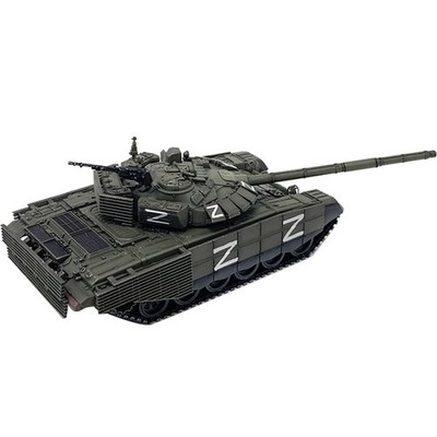 1/72 Russian Special Military Operation T-72B3 Main Battle Z Tank Model Decor