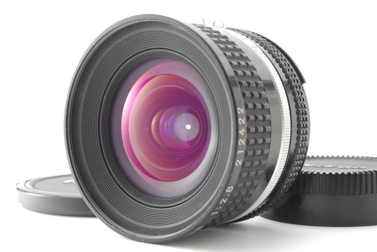 【美品】Nikon NIKKOR 20mm F/2.8 AIS AI-S Near MINT w/Cap] Nikon Nikkor Ai-s Ais 20mm f/2.8 Wide Angle MF