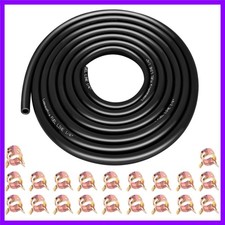 1/4 Inch ID Fuel Line Hose 10Ft 20 Hose Clamps for Small Gas Engines-Free Ship