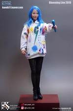 KUMIK KMF23-LEE2019 1/6 Blueming Live 2019 Singer Girl Action Figure In Stock