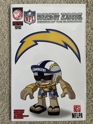 NFL Rush Zone Season of the Guardians LA Chargers Cover Action Lab Comic