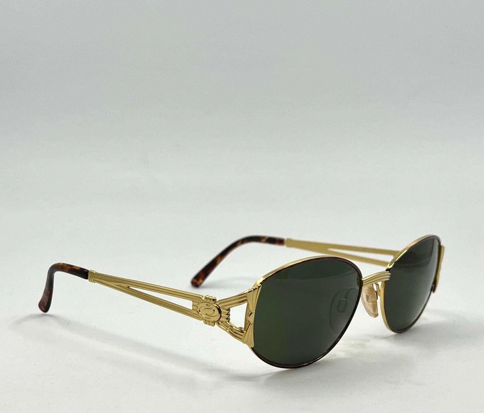Очки солнцезащитные Chagall LL 2557 105 ВИНТАЖНЫЕ золотистые неиспользованный запас Visibilia черепаховые овальные - Изображение 3 из 4