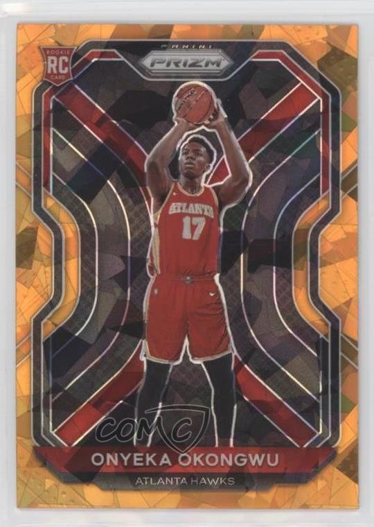 2020-21 Panini Prizm Orange Ice Prizm Onyeka Okongwu #260 Rookie RC