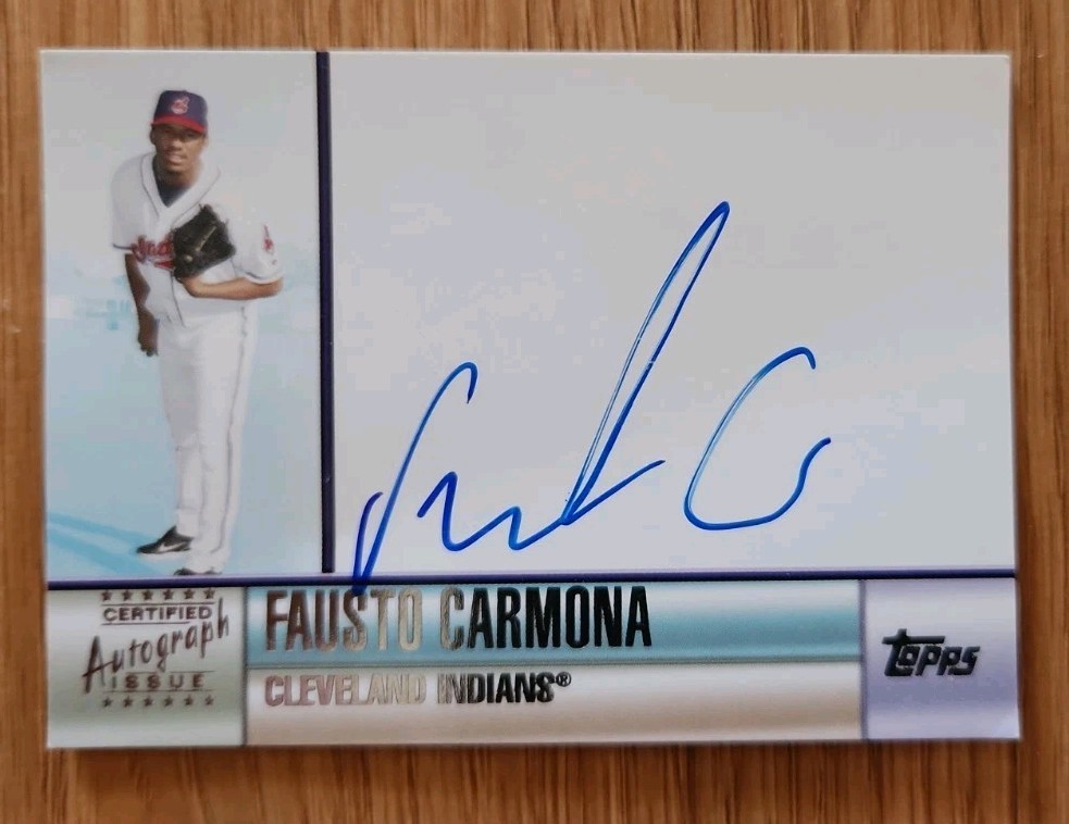 2006 Topps - Autographs Fausto Carmona/Roberto Hernandez #TA-FC (AU)